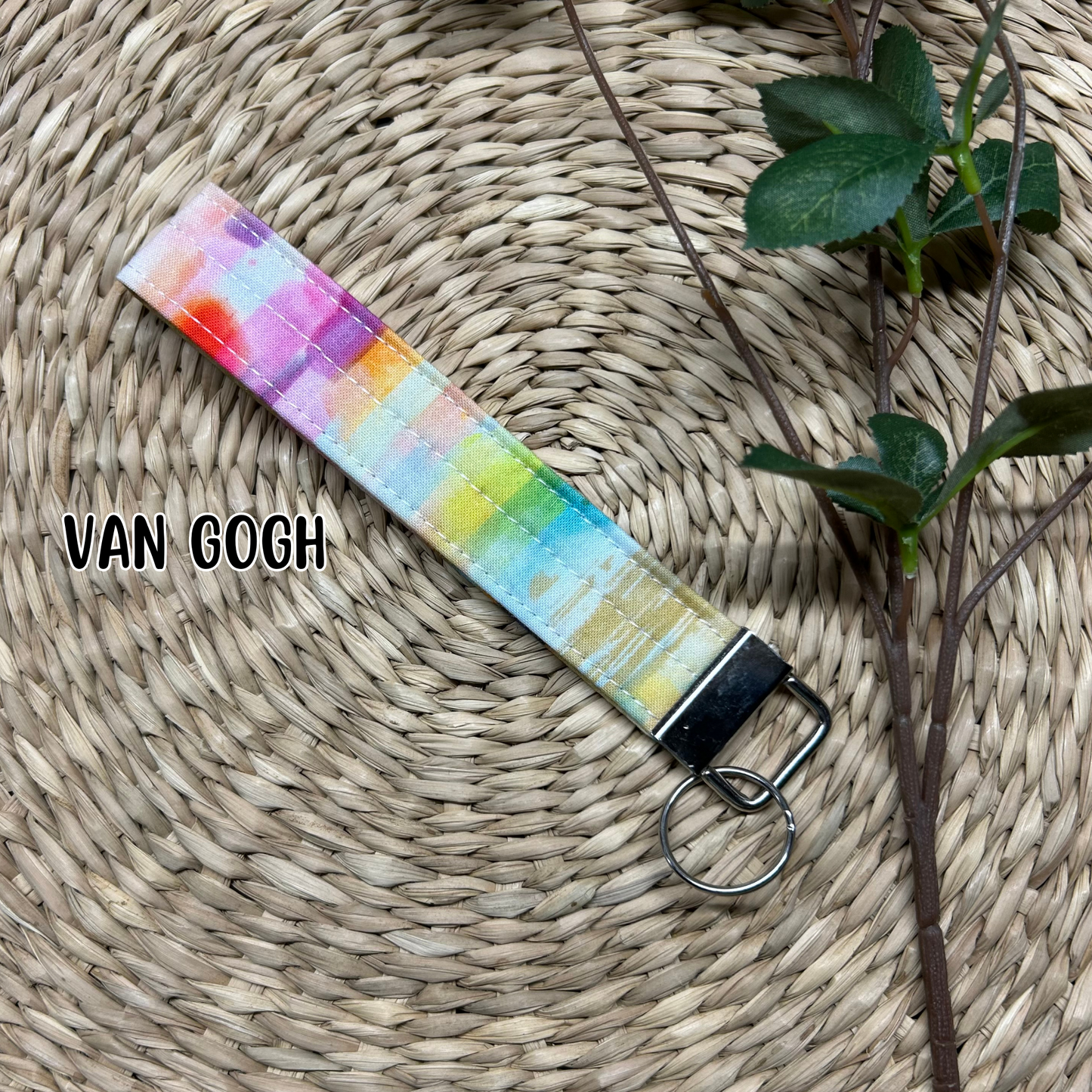 Spring Keychain Wristlet