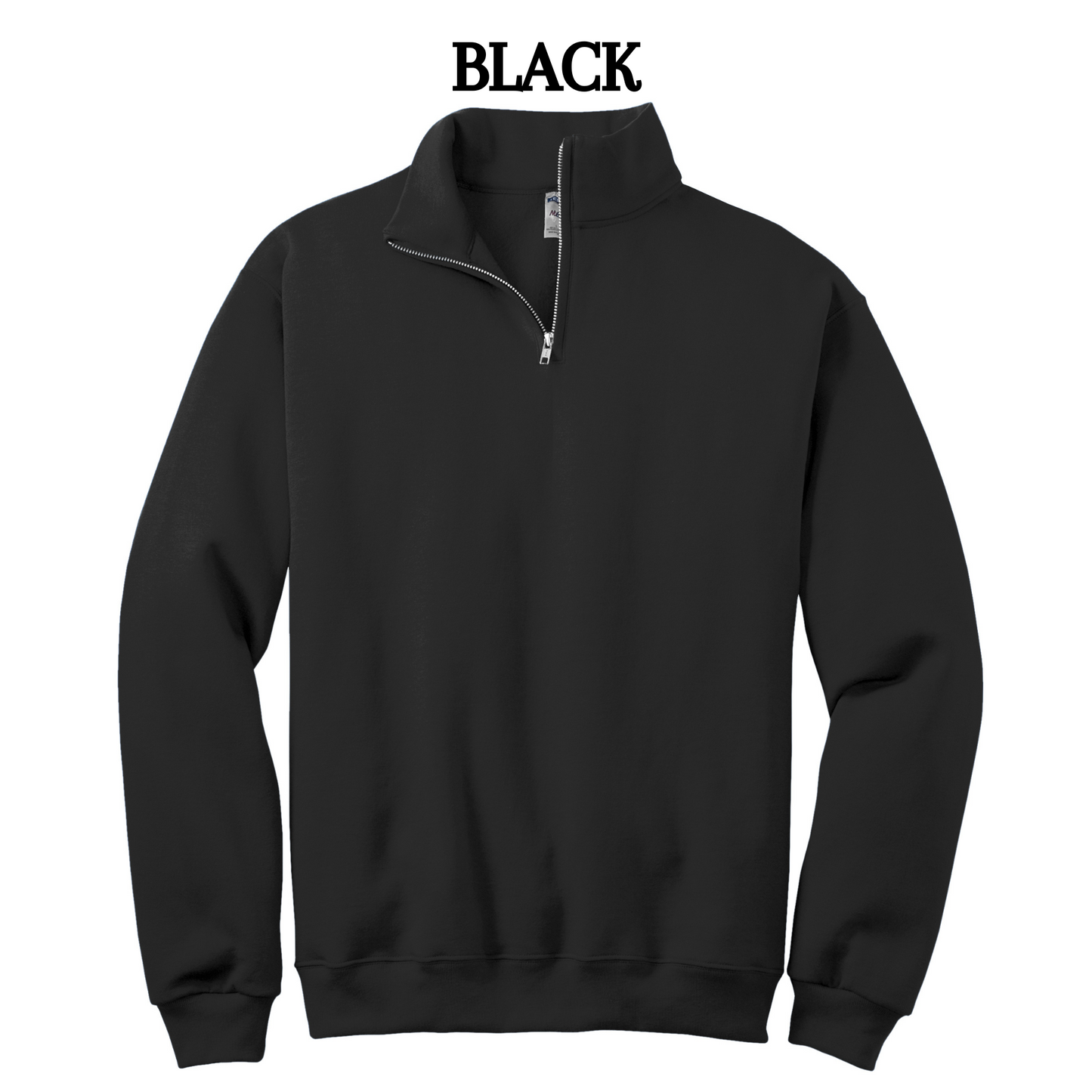 Embroidered Dressage Horse 1/4 Zip Sweatshirt