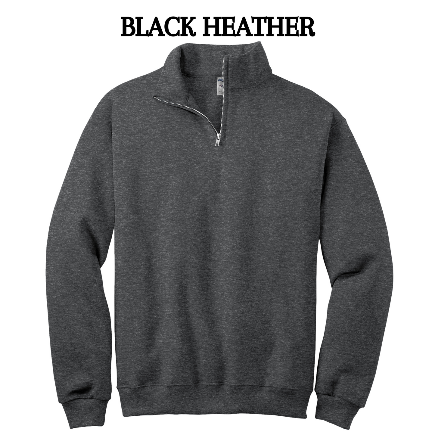 Embroidered Dressage Horse 1/4 Zip Sweatshirt