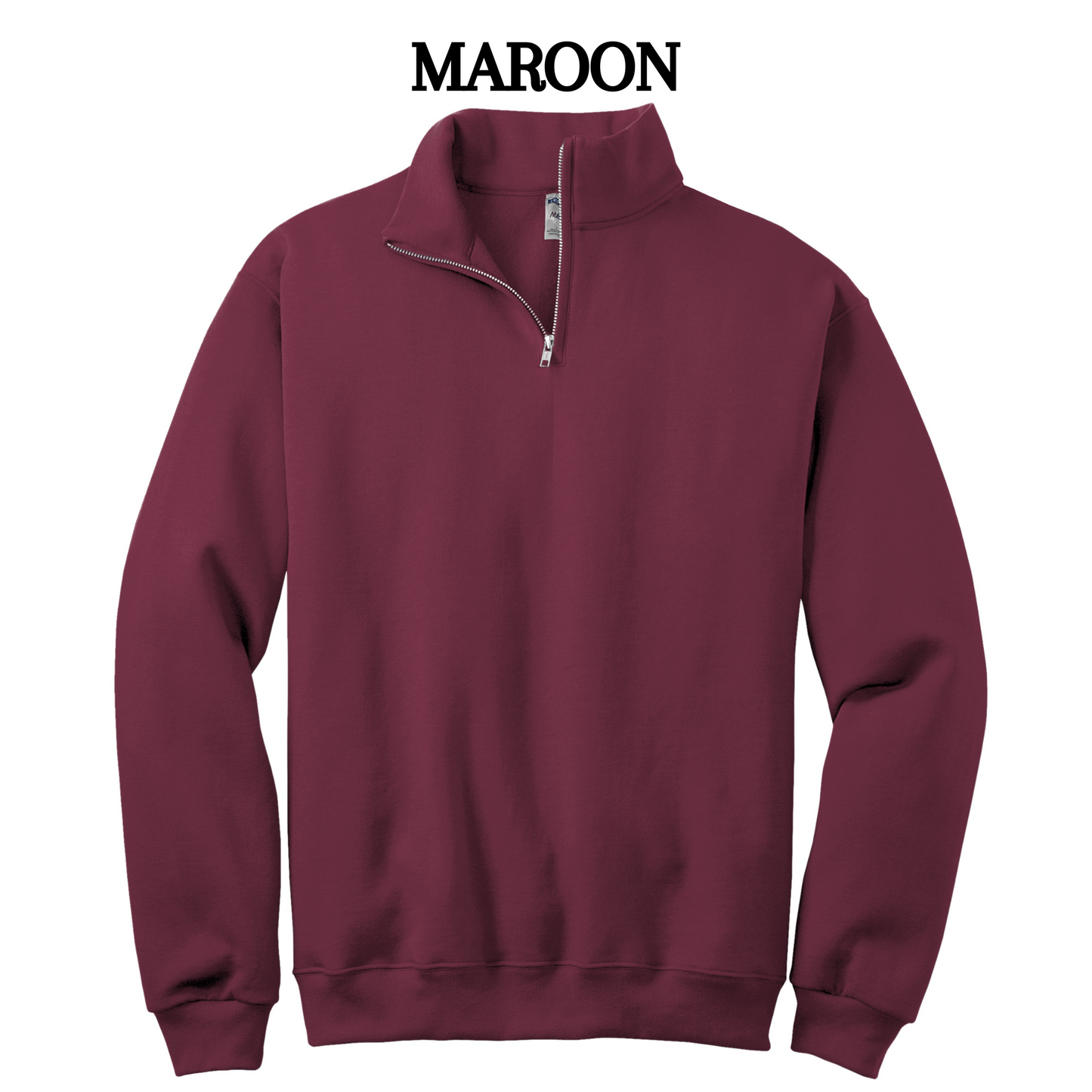 Embroidered Dressage Horse 1/4 Zip Sweatshirt