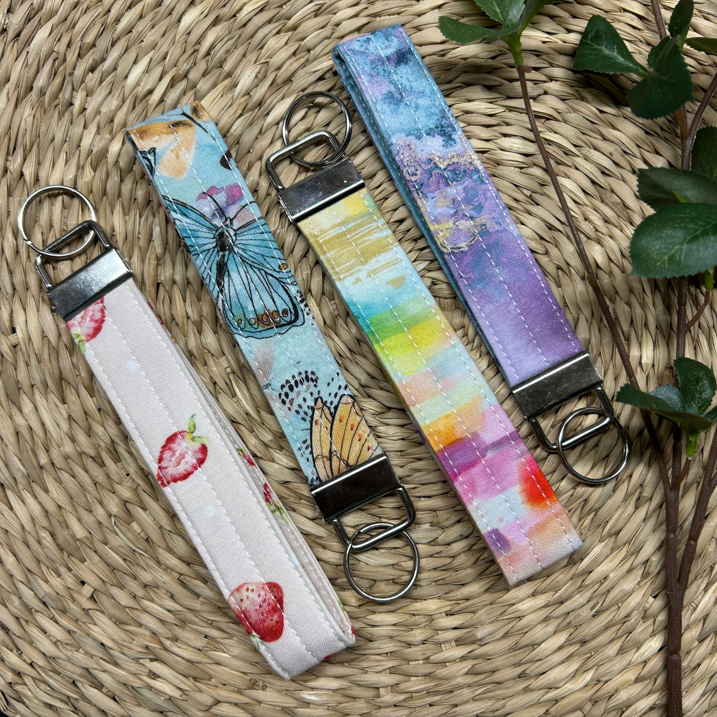Spring Keychain Wristlet