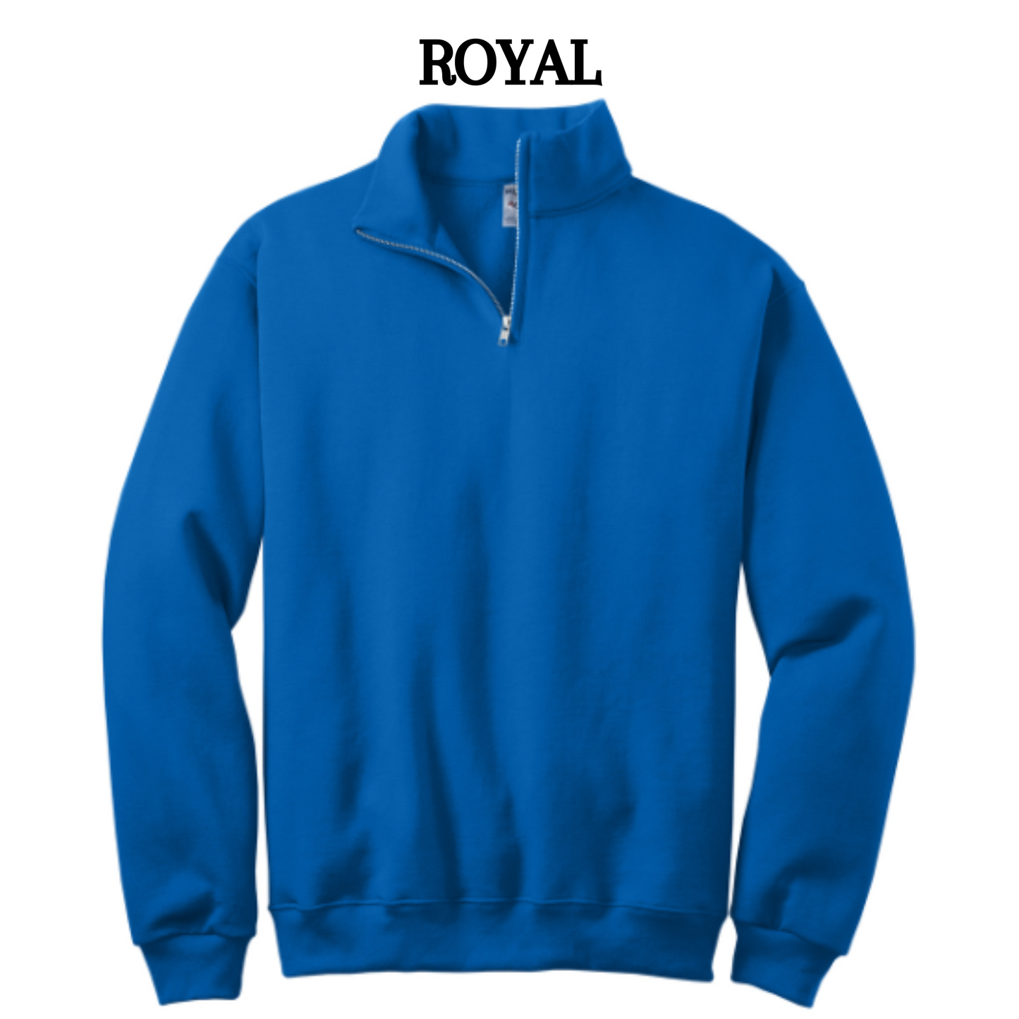 Embroidered Dressage Horse 1/4 Zip Sweatshirt