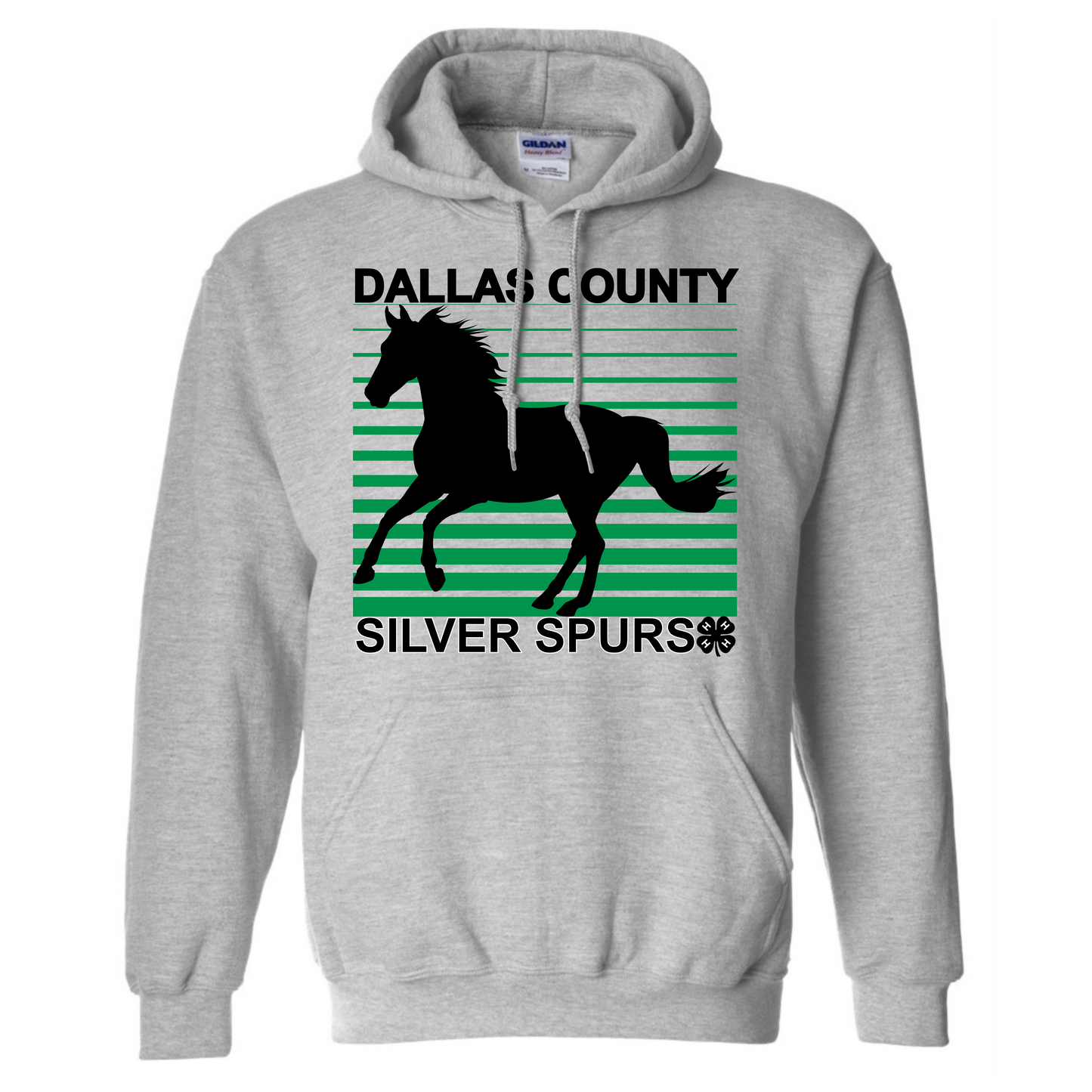 Dallas County Silver Spurs | Youth Hooded Sweatshirt