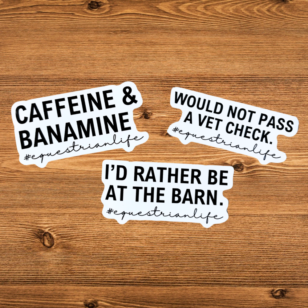Equestrian Life Stickers