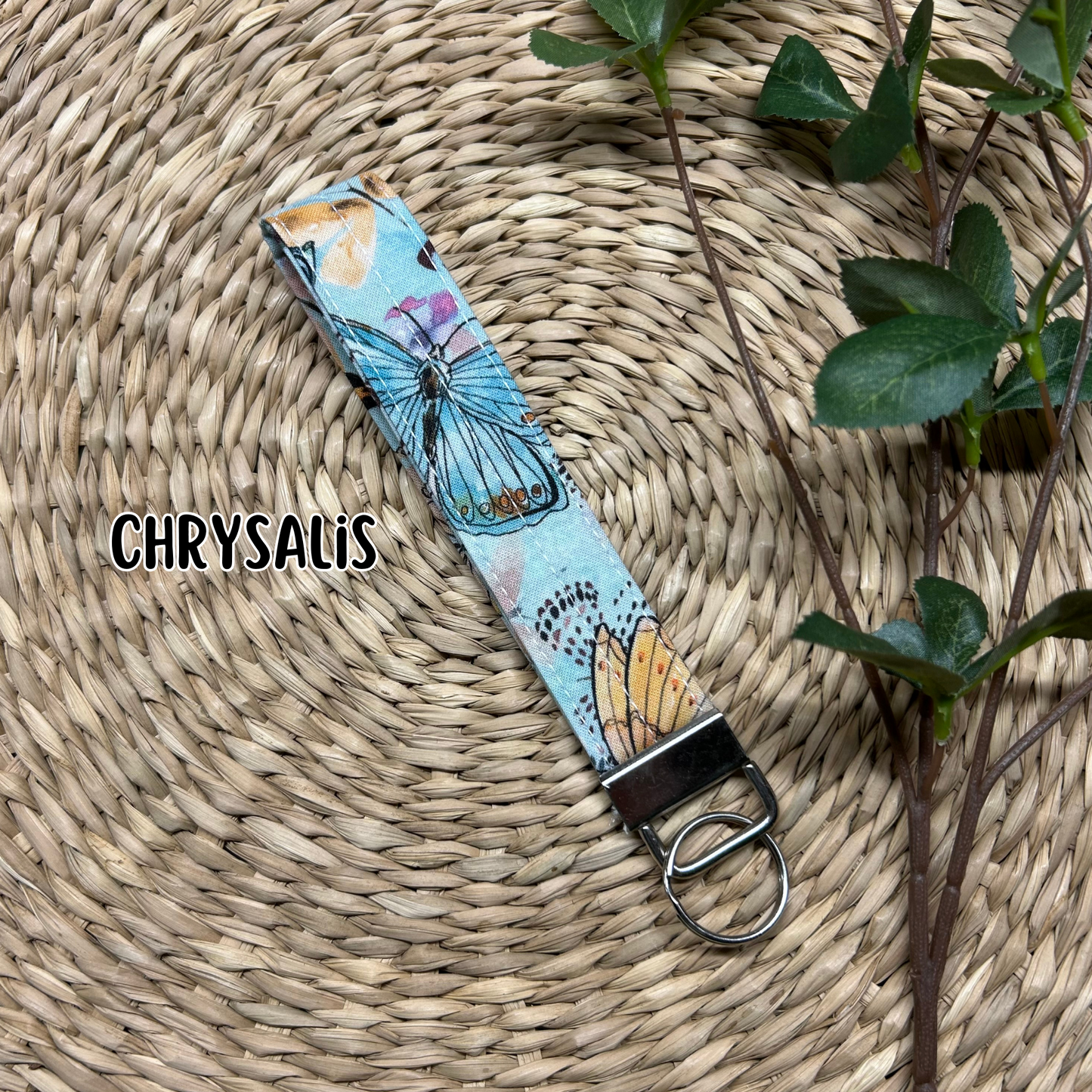 Spring Keychain Wristlet