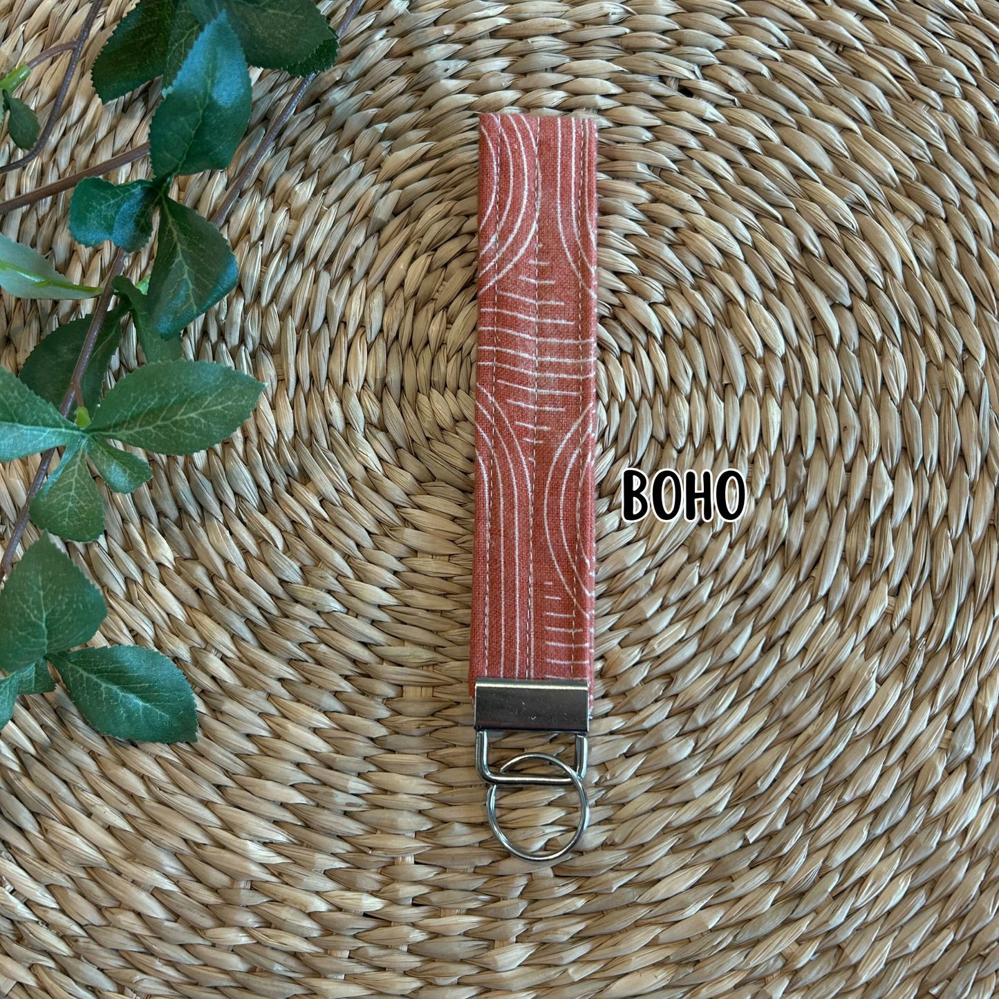 Flannel Keychain Wristlet