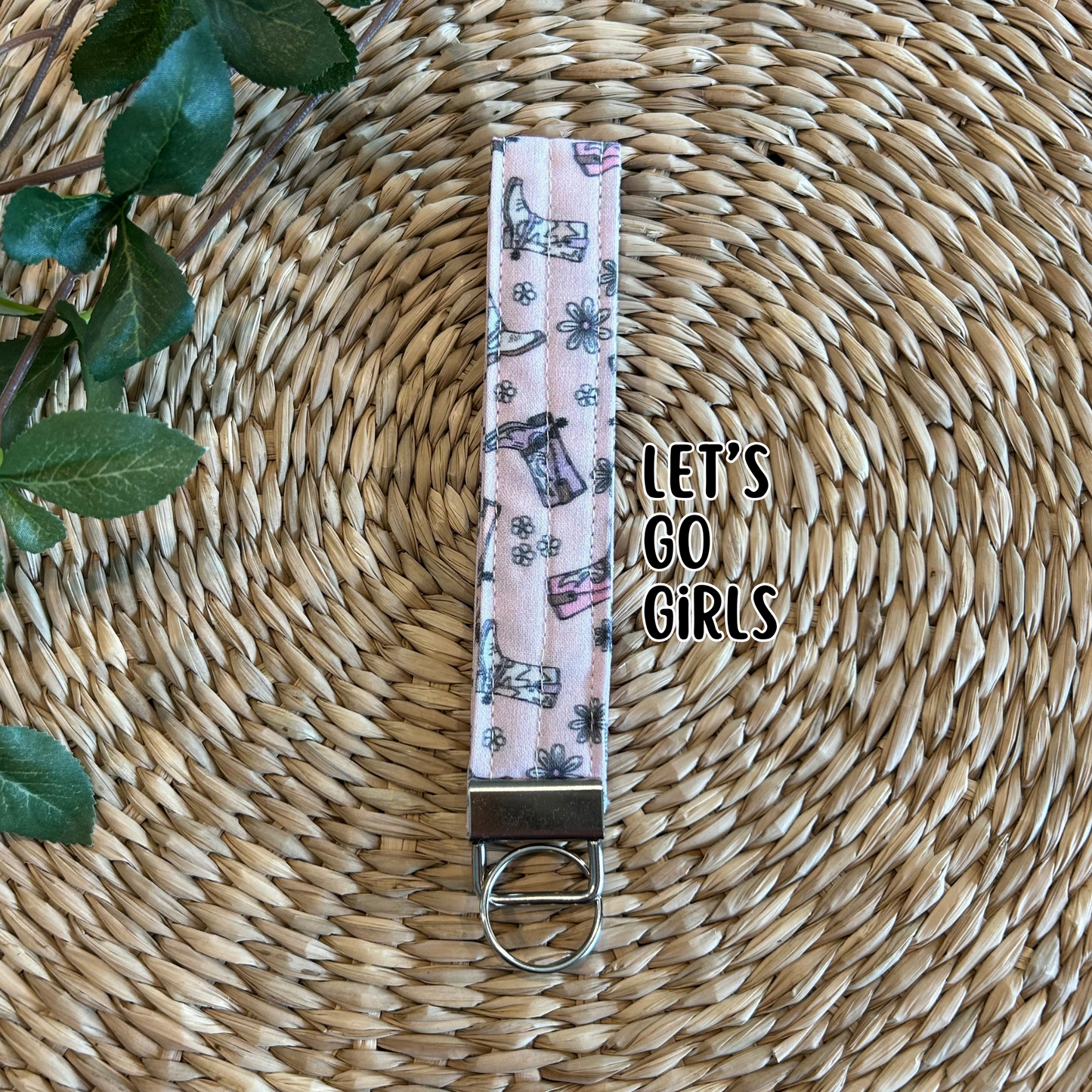 Western Keychain Wristlet