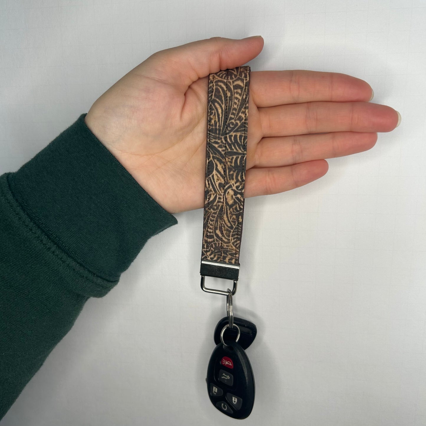 Western Keychain Wristlet