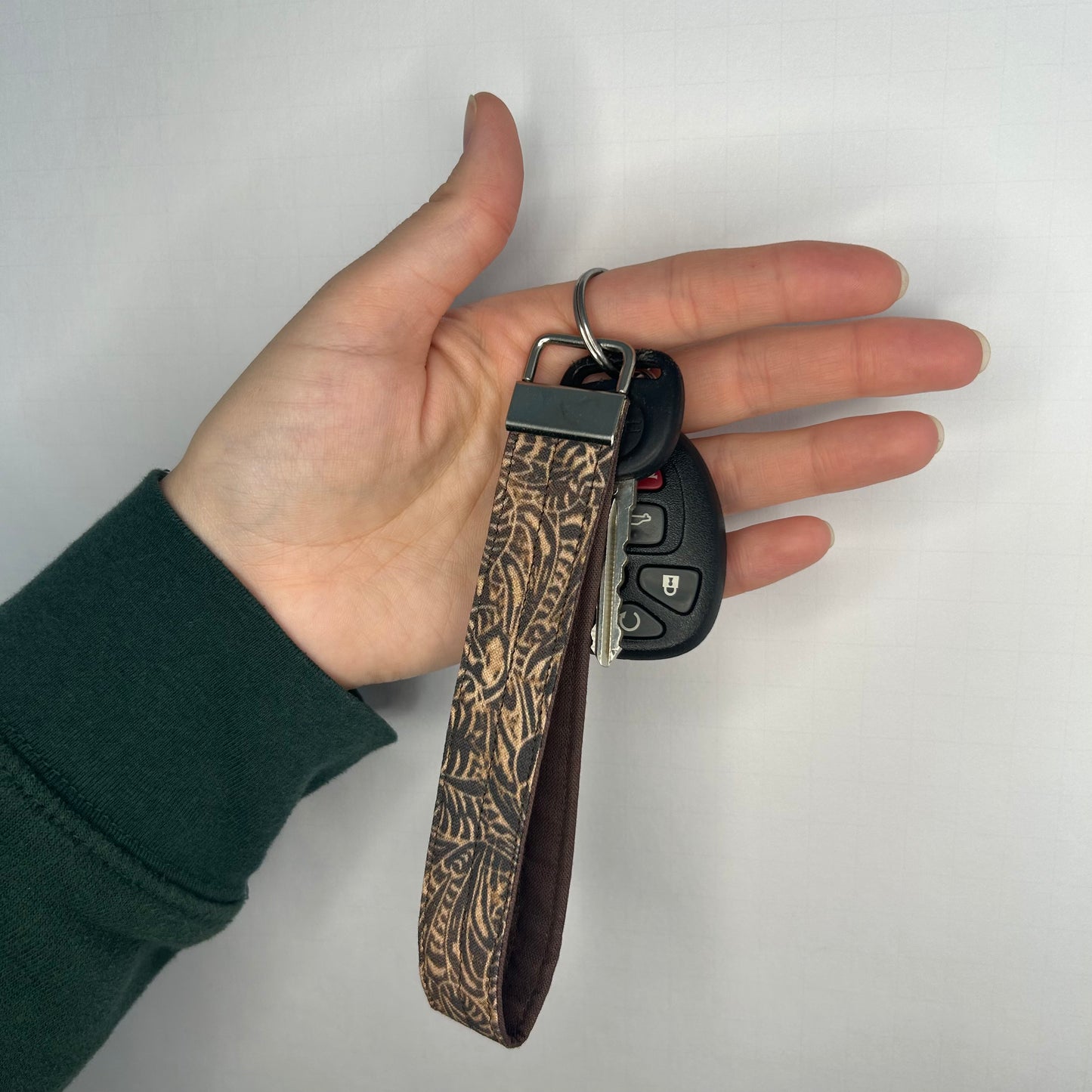 Western Keychain Wristlet