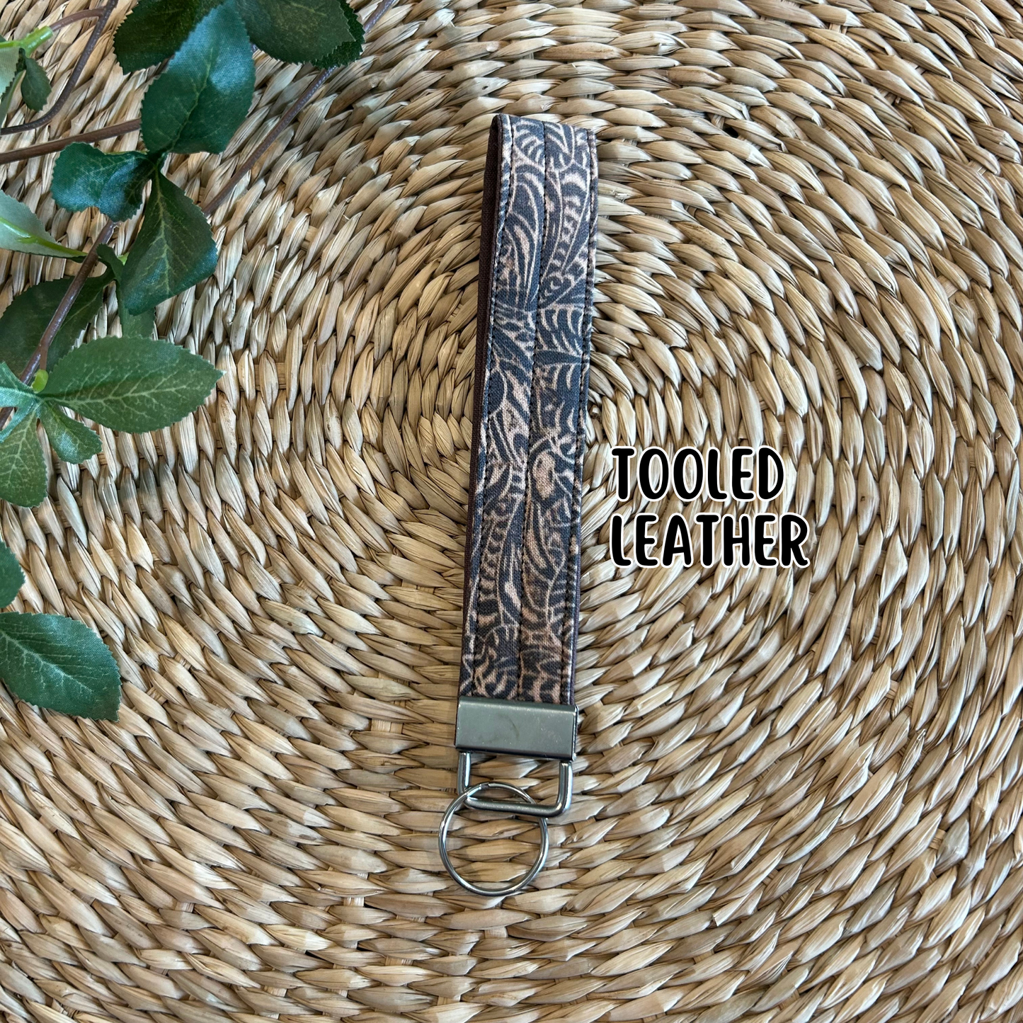Western Keychain Wristlet