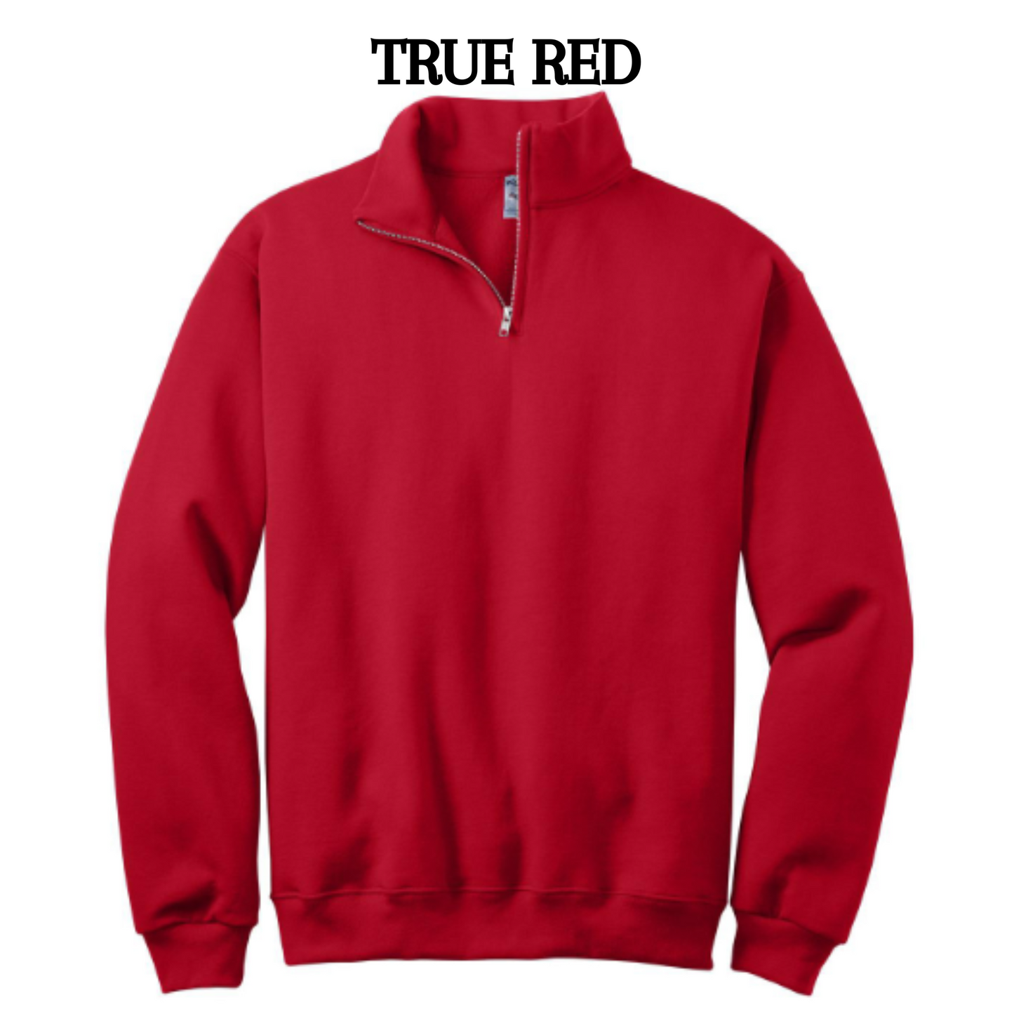 Embroidered Dressage Horse 1/4 Zip Sweatshirt