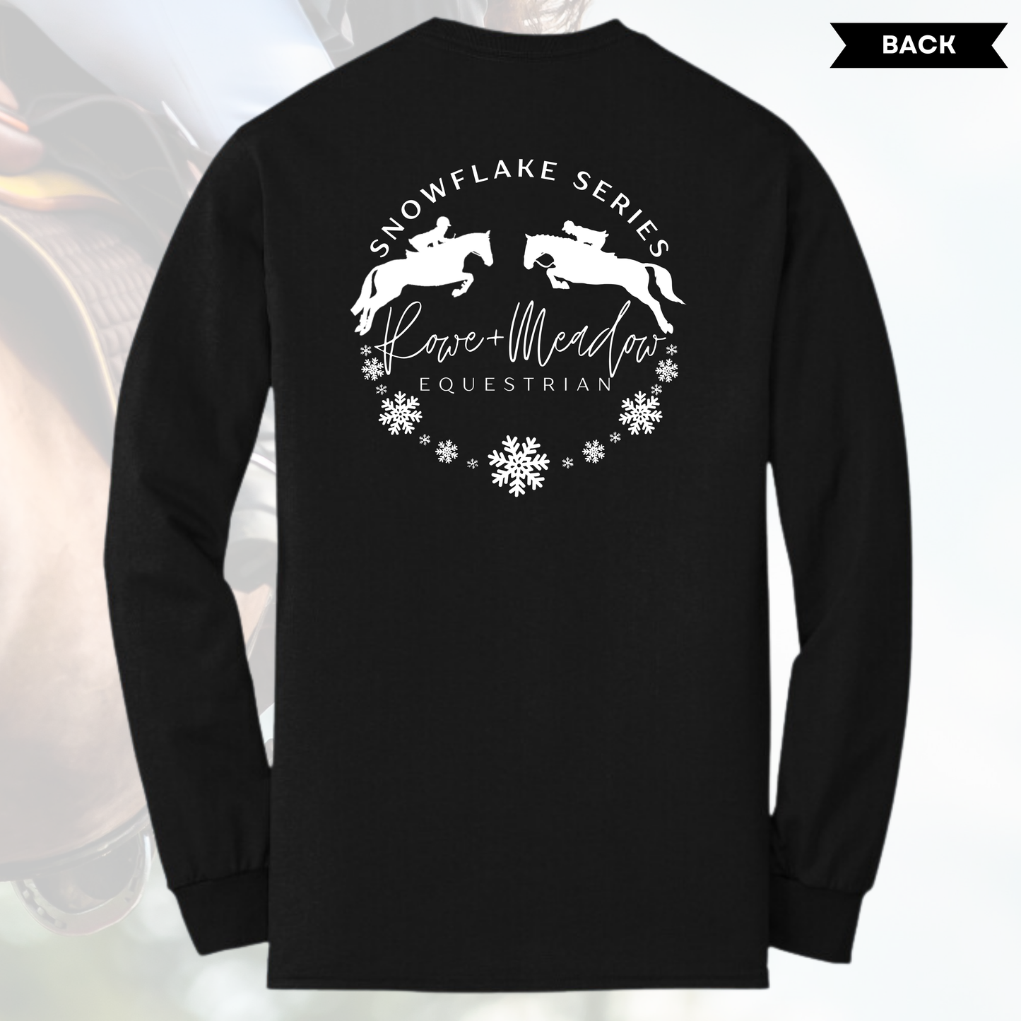 Adult Snowflake Series Long Sleeve T-Shirt