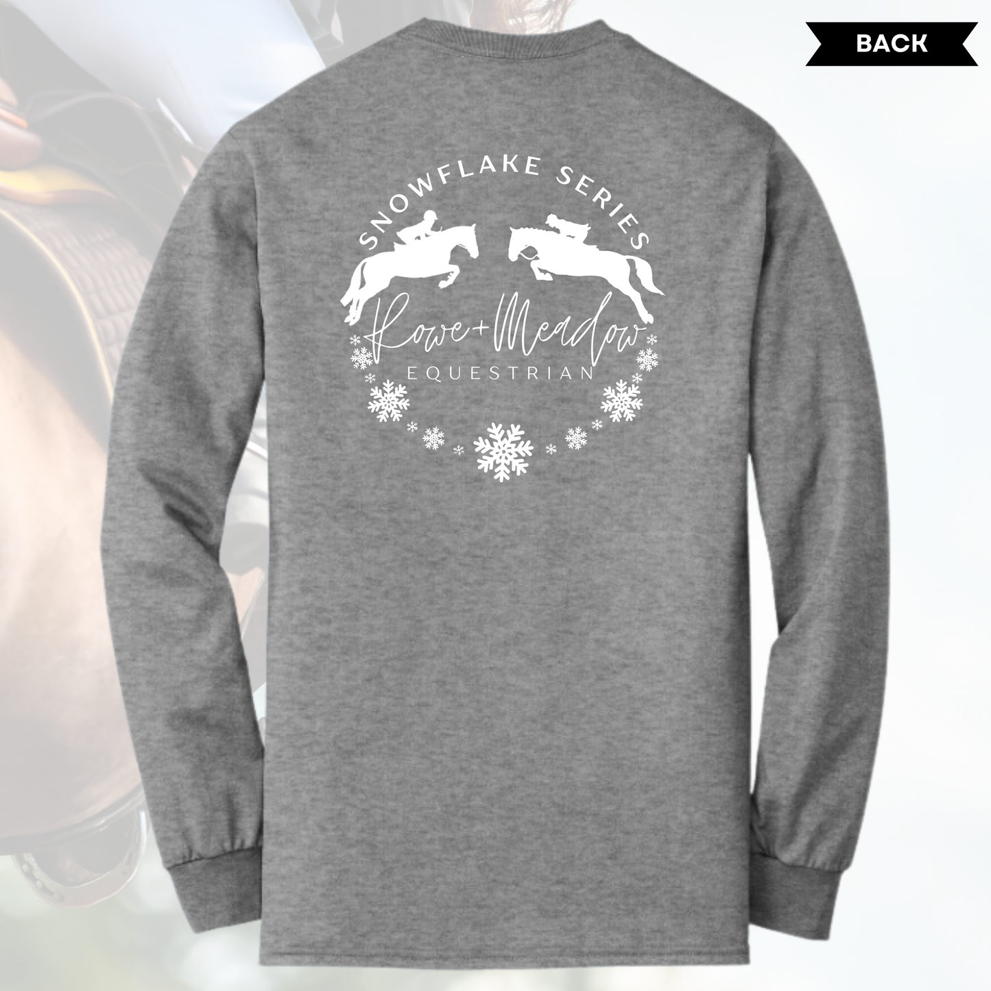 Adult Snowflake Series Long Sleeve T-Shirt