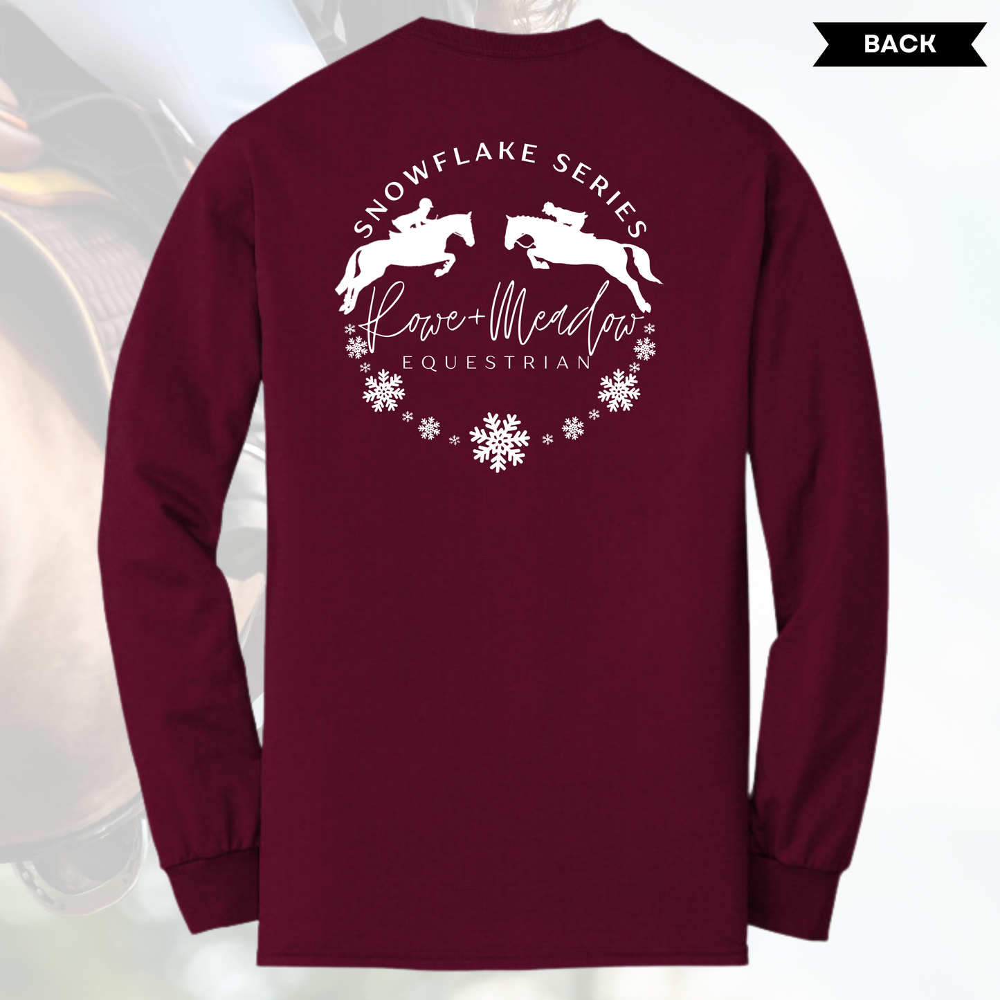 Adult Snowflake Series Long Sleeve T-Shirt