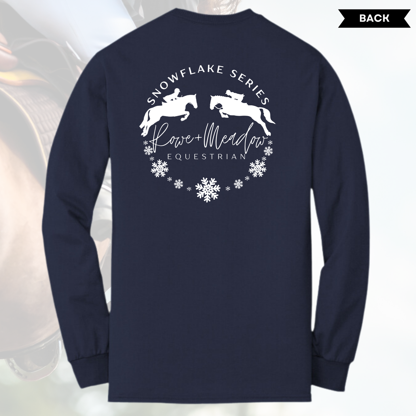 Adult Snowflake Series Long Sleeve T-Shirt