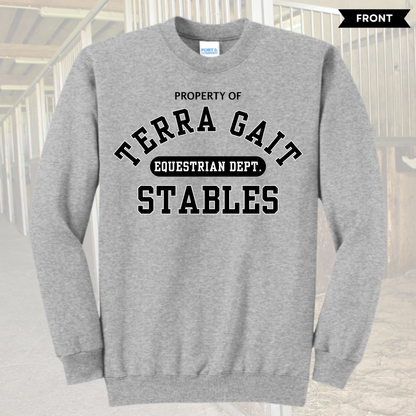 Property of Terra Gait Stables Sweatshirt | Crew or Hoodie