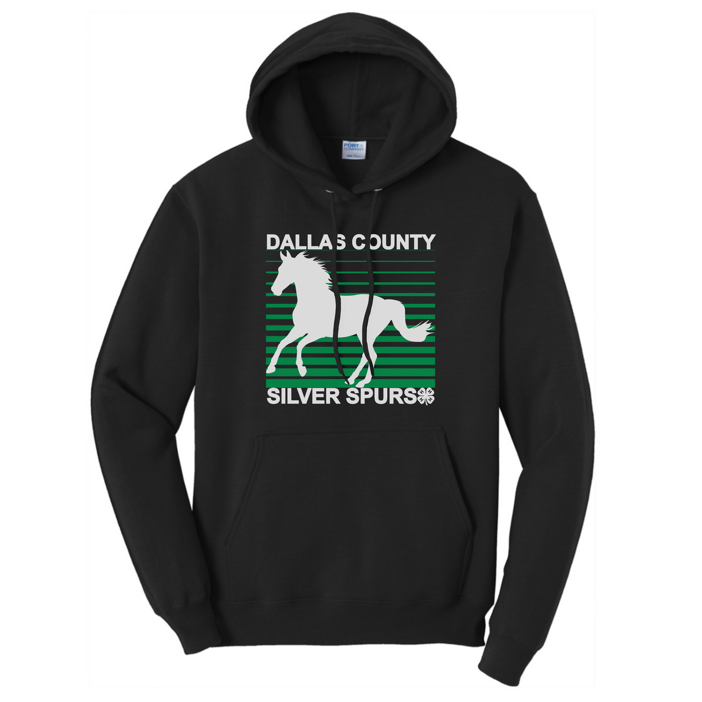 Dallas County Silver Spurs | Adult Hooded Sweatshirt