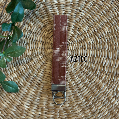 Flannel Keychain Wristlet