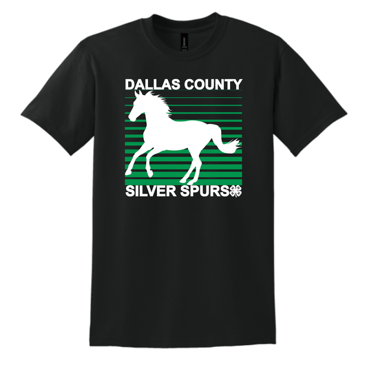 Dallas County Silver Spurs | Adult Short Sleeve T-Shirt