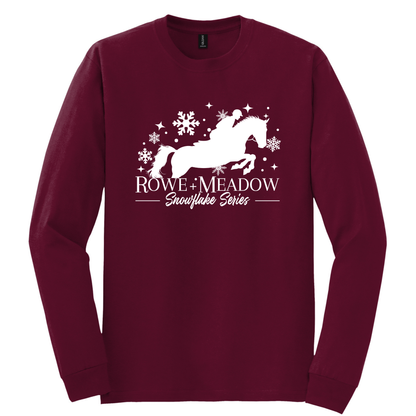 Adult 26-27 Snowflake Series Long Sleeve T-Shirt