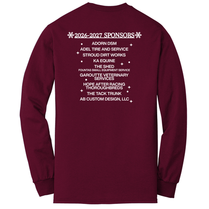 Adult 26-27 Snowflake Series Long Sleeve T-Shirt